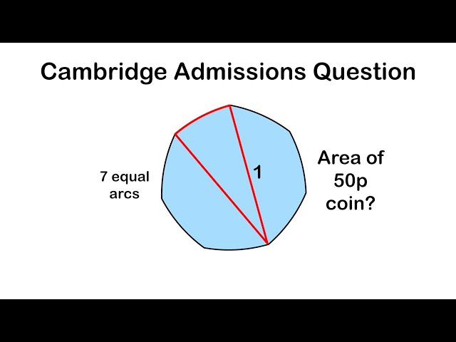 Can you find the areas? Cambridge entrance exam and UKMT problem