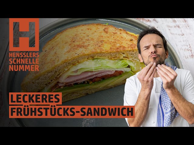 Schnelles Leckeres Frühstücks-Sandwich Rezept von Steffen Henssler