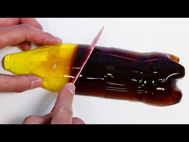 HUGE Gummy Cola Bottle! DIY Homemade Jelly Candy!