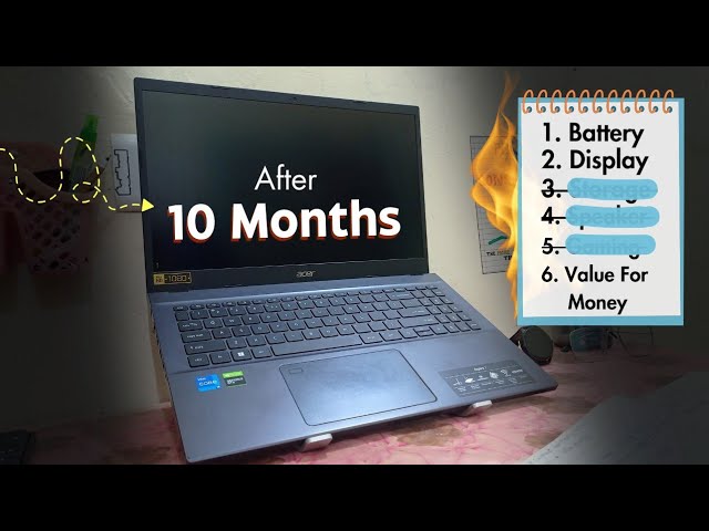 10 Months Later 🥵 Acer Aspire 7 Core i5 12 Gen Review | Please Don't Buy ❌ Before Watching