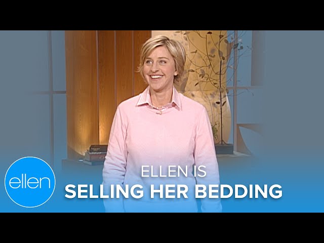 Ellen is Selling Her Bedding