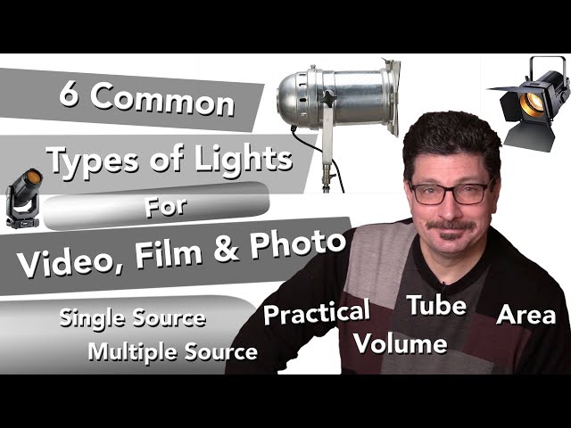 6 Common Lighting Sources in Photography, Video and Filmmaking