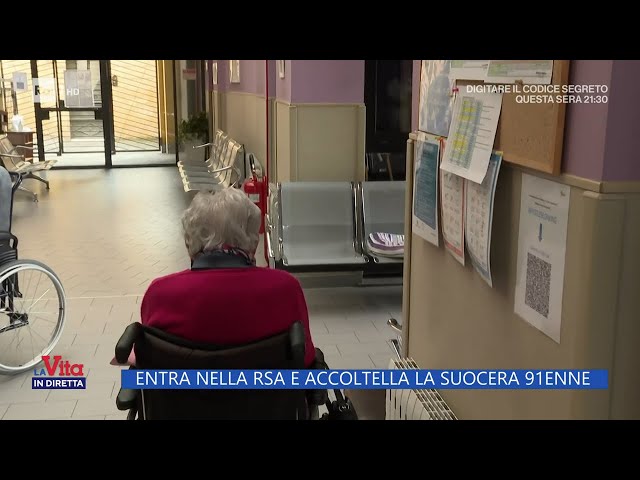 Cuneo, accoltella la suocera 91enne nella RSA - La Vita in Diretta 30/04/2024