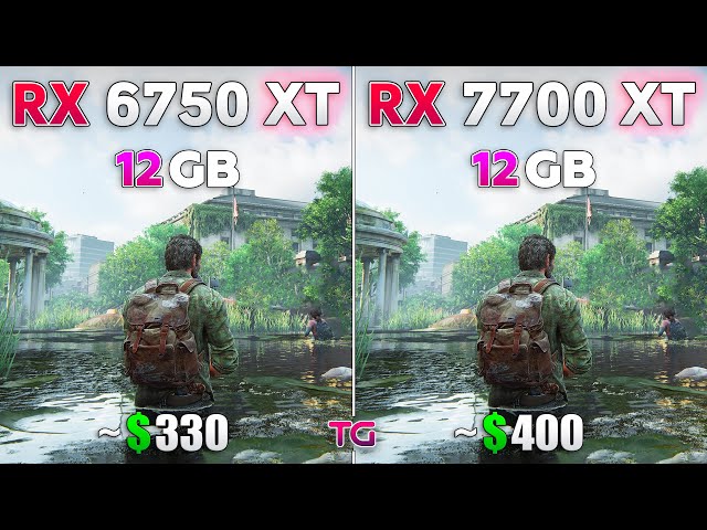 RX 6750 XT vs RX 7700 XT - Test in 10 Games