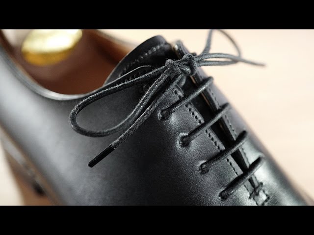 How To Lace & Tie Dress Shoes