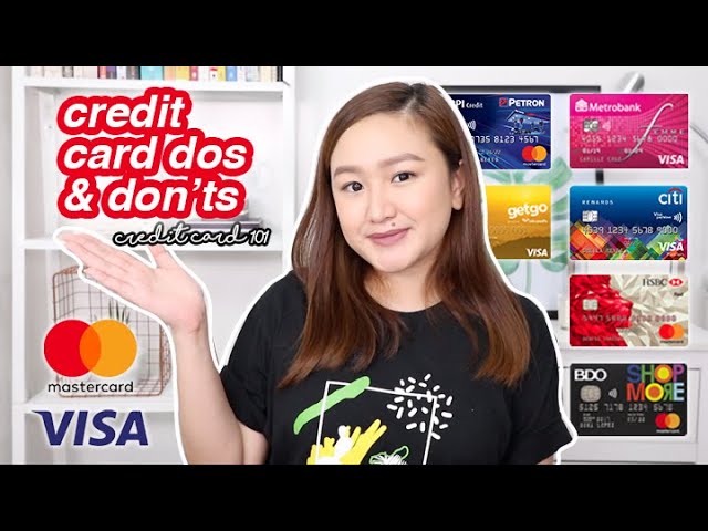 Credit Card 101: DOs & DON'Ts! 💳  (+ how to avoid interest charges)  | tita talks 🍵