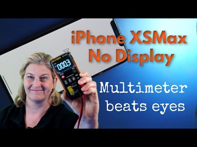 iPhone XsMax No Display--Multimeter Troubleshooting for the Win!