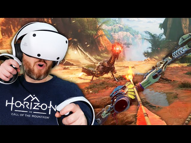 Horizon Call Of The Mountain PSVR 2 First 15 Minutes! (4K Gameplay)
