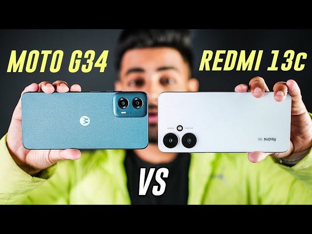 Motorola G34 5G vs Redmi 13C 5G - Best phone under Rs 10,000 !!
