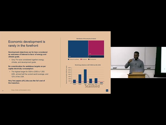 Pragmatically Navigating Africa's Energy, Climate, and Development | Dioha | Stanford Energy Seminar