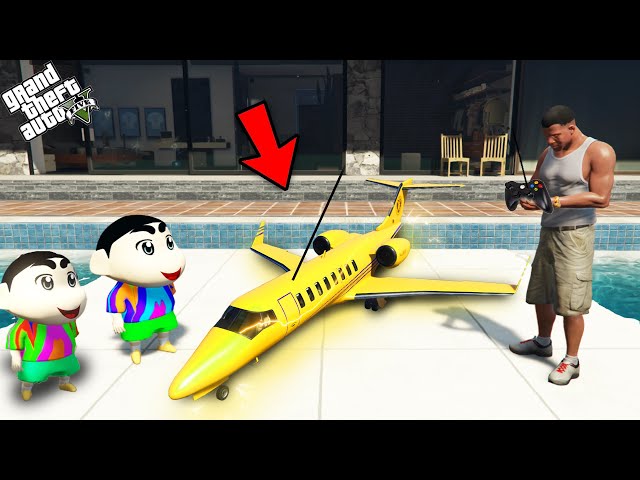 GTA 5 : Franklin Shinchan & Pinchan Buying Mini RC Plane GTA 5 !