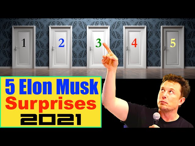 5 Elon Musk Surprises for 2021: Tesla, SpaceX, Boring, Neuralink