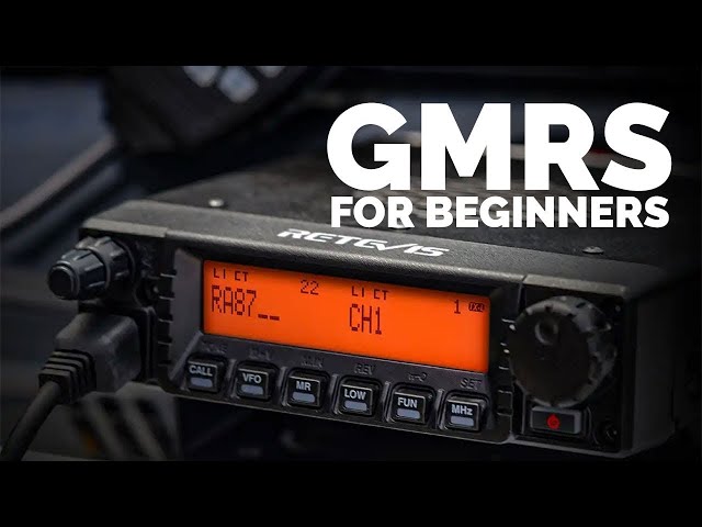 The Beginner's Guide to GMRS Radios