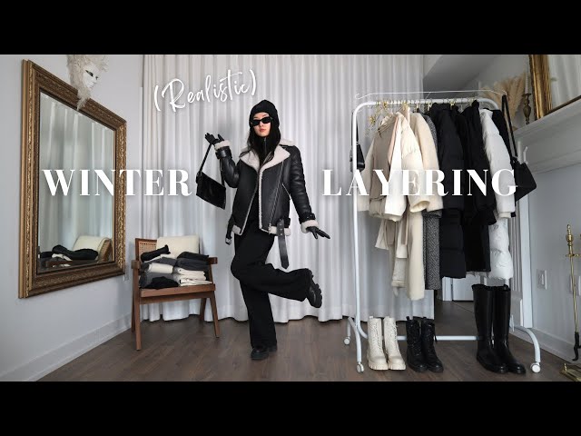 How to Layer in Freezing Cold Weather | realistic winter outfits that are ACTUALLY warm