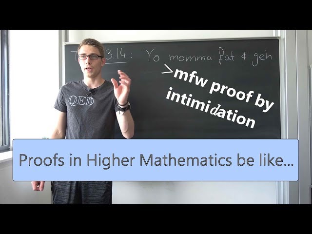 Proofs in University Maths be like... [ Math Joke Video ] [ Best of invalid proof techniques ] Part1