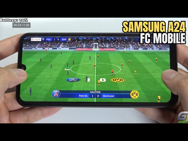 Samsung Galaxy A24 test game EA SPORTS FC MOBILE 24