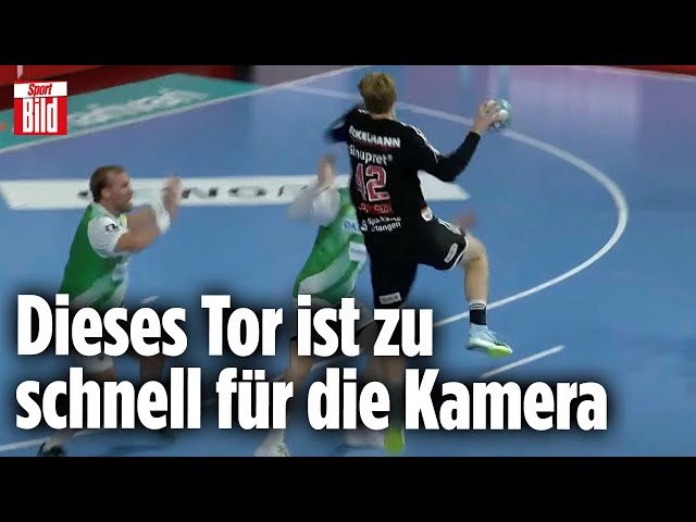 Handball: Simon Jeppssons Tor mit 135 km/h | HALLEluja