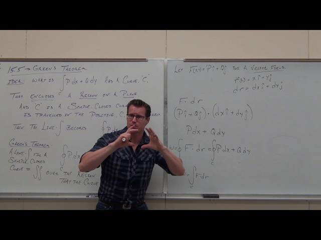 Green's Theorem:  Calculus 3 Lecture 15.5