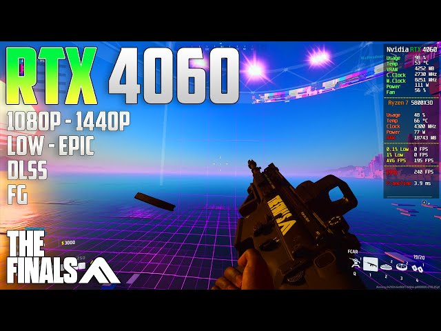 The Finals RTX 4060 | 1080p - 1440p | Low - Epic | DLSS & FG