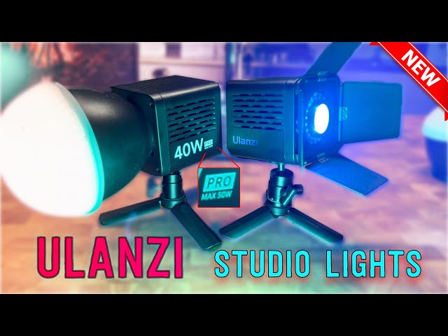 New Ulanzi Portable Bright Studio Lights, 40wPro/RGB & Accessories