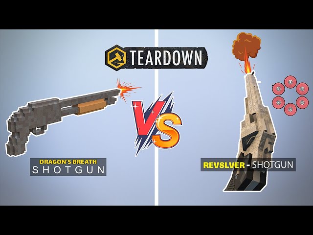 Dragon's Breath Shotgun vs REV8LVER Shotgun | Teardown