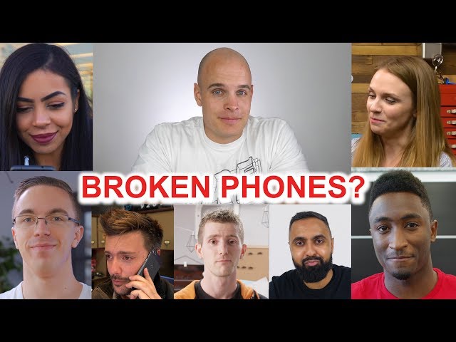 Which Tech YouTubers have broken a Phone?