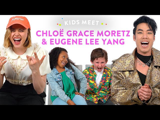 Kids Meet Stars of Nimona (Chloë Grace Moretz & Eugene Lee Yang) | HiHo Kids