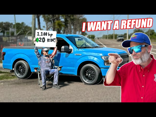 $20 Race Truck Rides... GONE WRONG!!!