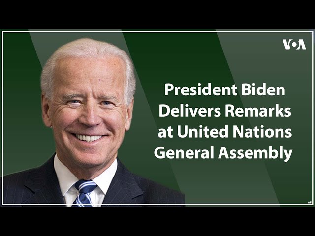 WATCH LIVE:  President Biden Delivers Remarks at United Nations General Assembly | VOA News