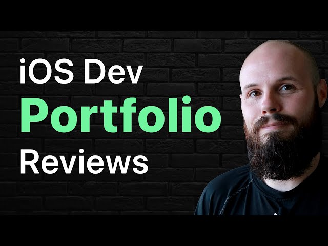 iOS Dev Portfolio Tips & Reviews