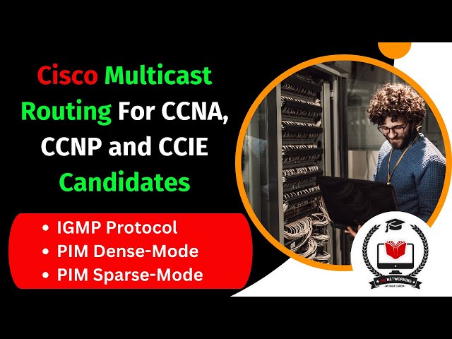 Cisco Multicast Routing For CCNA, CCNP and CCIE | IGMP Protocol | PIM Dense-Mode | PIM Sparse-Mode