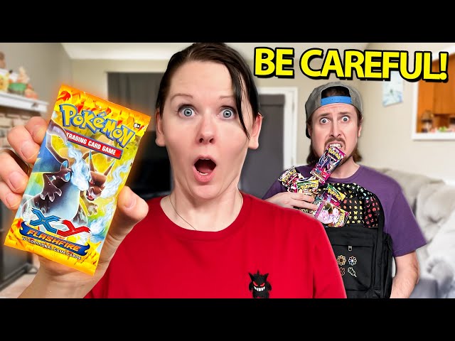 10 Year Old Pokemon Pack Challenge But, IT'S A RISK! (card opening)