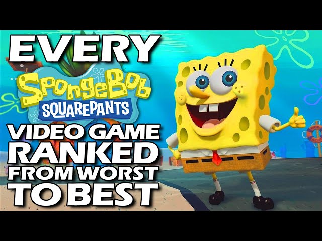 Every SpongeBob SquarePants Video Game Ranked From WORST To BEST