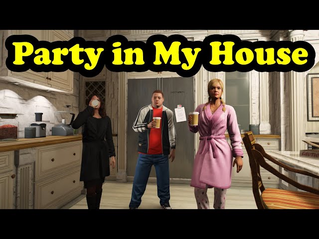 GTA 5 Party in My House | Funny Video #youtubeshorts #shorts#short