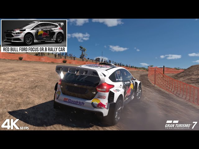 Gran Turismo 7 - Redbull Ford Focus Rally Gameplay - 118,000 Drift Points on Fishermans Ranch