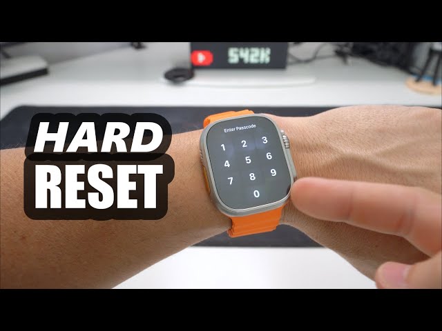 How To Hard Reset your Apple Watch Ultra 2 - Factory Reset