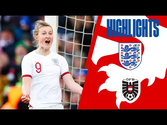England 1-0 Austria | Ellen White Scores Winner on 100th Appearance for Lionesses | Highlights