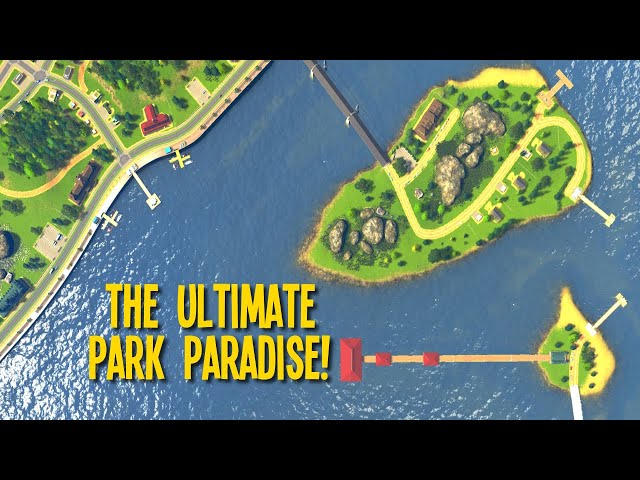 The Ultimate Hotel Complex & Park with Stunning Lakes! (Cities Skylines)