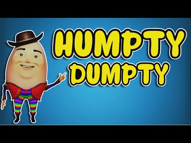 Humpty Dumpty Sat On A Wall | Cartoon Nursery Rhymes | Kids Songs