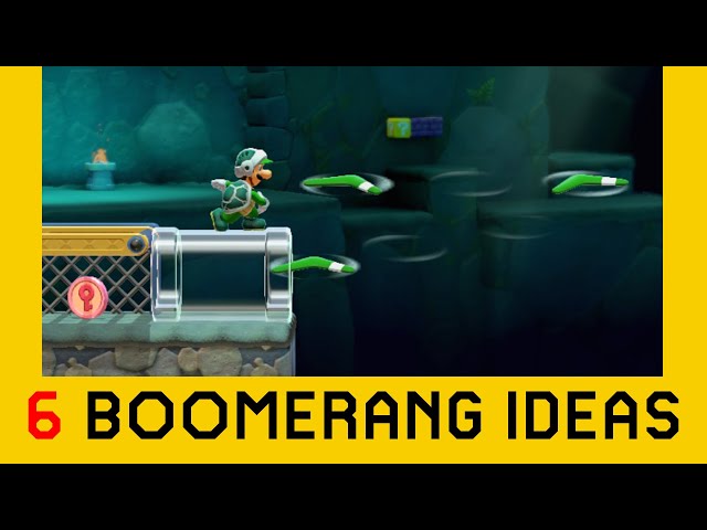 6 Ideas with the Boomerang (Part 2) - Super Mario Maker 2