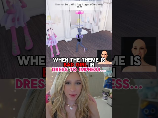 When the THEME is “BAD GIRL” in DRESS TO IMPRESS on ROBLOX…