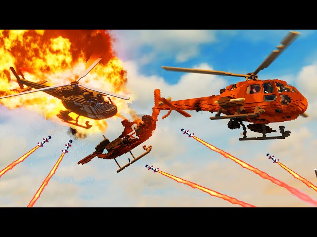 Realistic Helicopter Shootdowns & Crashes 20 😱 Teardown
