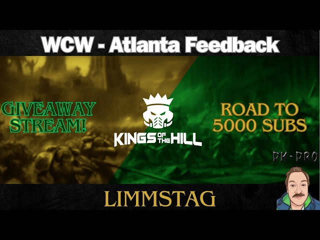 Road to 5000 Followers - WCW Recap - Kings Merch - Hobbytime! GIVEAWAYS :D Alleine malen und so...