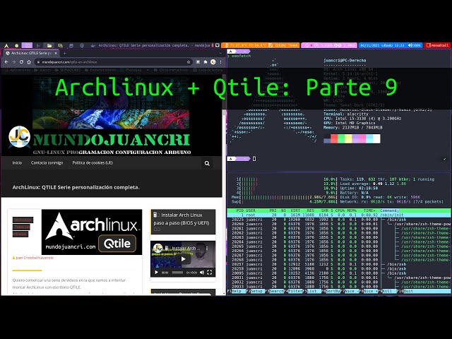 Archlinux: QTILE parte 9