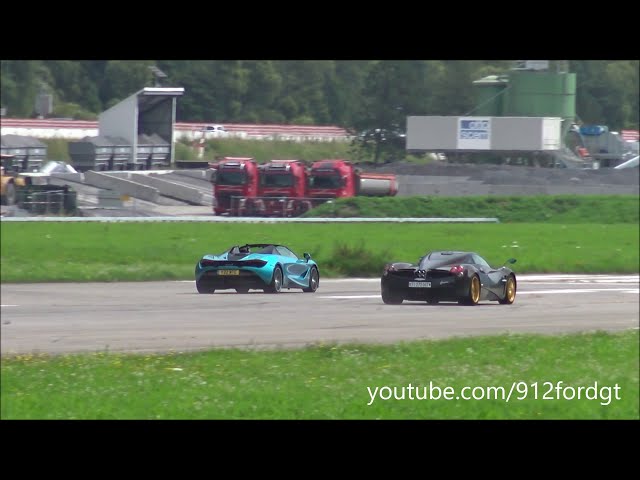 Mclaren 720S Spider DRAG RACE vs Porsche 918 Spyder vs Lamborghini Aventador SV
