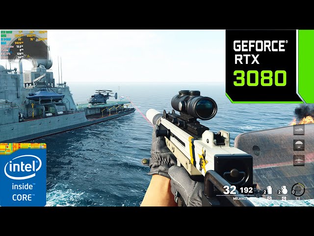 Call of Duty : Black Ops Cold War | RTX 3080 10GB( 4K Maximum Settings RTX ON / DLSS ON ARMADA Map )