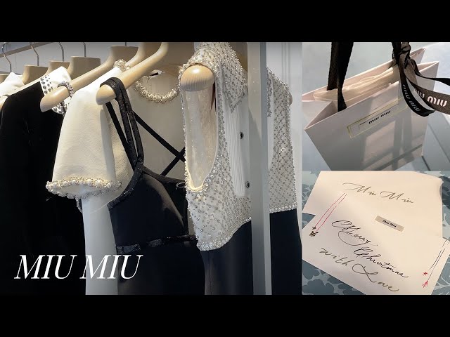 Paris vlog: Miu Miu gift & holiday collection | Luxury shopping: Lanvin bags | Byredo gift perfume
