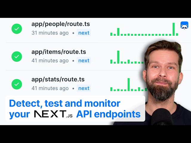 How to detect, test and monitor your Next.js API endpoints with the Checkly CLI
