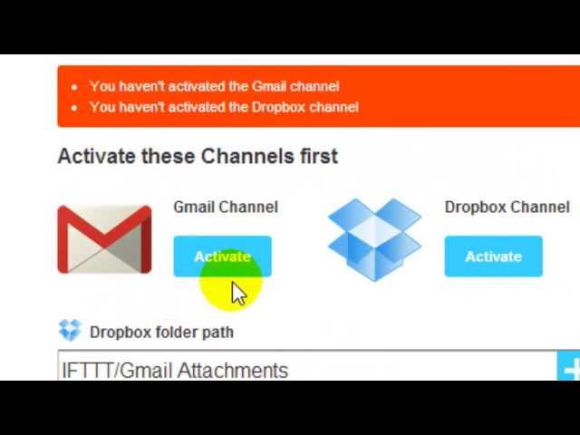 How to merge or sync gmail attachments into dropbox?