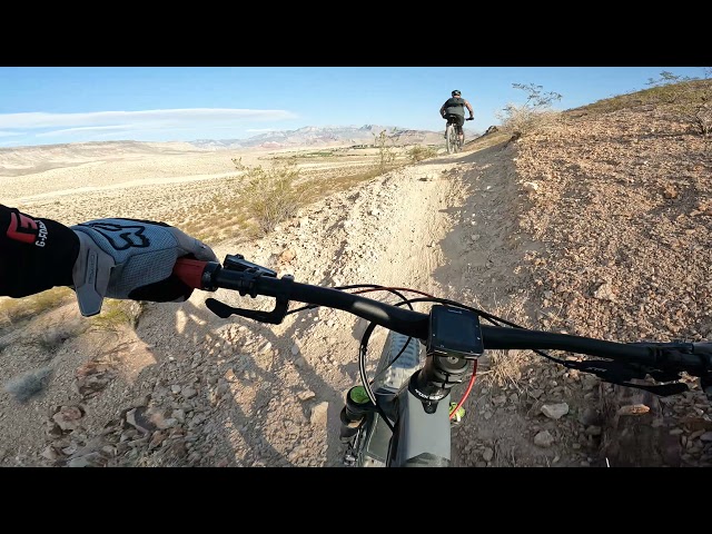 Single Track Roller Coaster Trail in Vegas - Perma Grin with Brooks with Gopro Hero 10 black